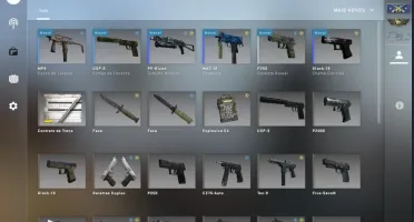 Conta CSGO c/ Prime, AK CRUZADA, NVL 8 STEAM,480 horas...