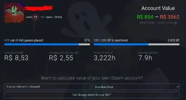 Conta Steam Super rara 16 Anos 700 jogos