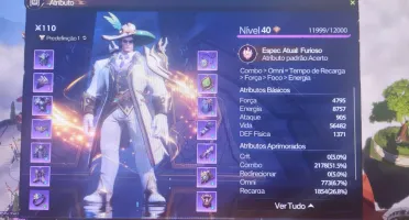 Conta Guerreiro Top Dps Latam 1