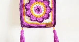 Kit Decoração Flâmulas em Crochê (02 Peças)