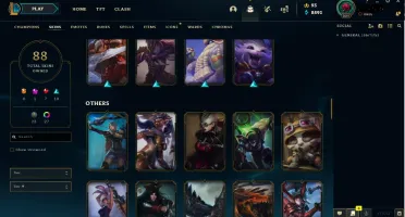 CONTA LOL PLAT 1 88 SKINS COM EMAIL SUPER BARATA