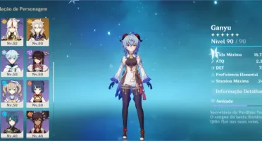 Ganyu+Zong+Albedo+Klee+Child+4mochileiros+Armas