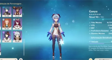 Ganyu+Zong+Albedo+Klee+Child+4mochileiros+Armas