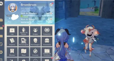 Ganyu+Zong+Albedo+Klee+Child+4mochileiros+Armas