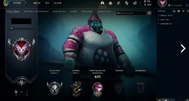 Conta Nível 137, Prata 3, 121 Campeões e 37 Skins (boas)