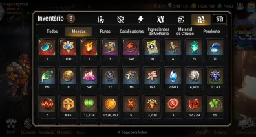 Epic seven - Conta com bonecos meta