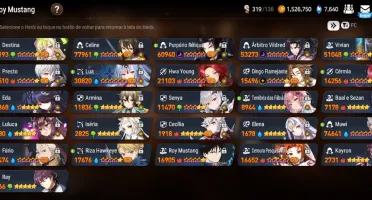Epic seven - Conta com bonecos meta