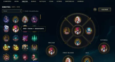 CONTA TOP DE LOL ELO MESTRE TODOS OS CHAMPIONS 200 SKINS