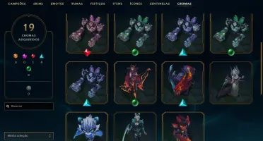 CONTA TOP DE LOL ELO MESTRE TODOS OS CHAMPIONS 200 SKINS