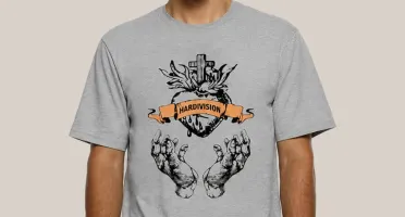 Camiseta Cinza Mescla Sagrado
