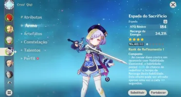 GENSHIN IMPACT - AR42 - KAZUHA + DILUC + JEAN + QIQI + 5*'s