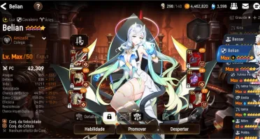 Conta de Epic Seven Top