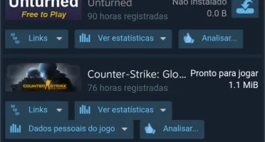 CONTA STEAM COM MAIS DE 100 JOGOS. Cyberpunk, RDR2, etc