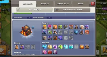 Conta clash of clans cv 10 quase full