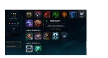 CONTA DE LOL/ALL CHAMPS/127SKINS/PLATINA III
