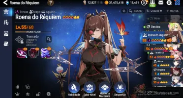 Conta Epic Seven ML Landy // Roena Requiem // Ruele da Luzz