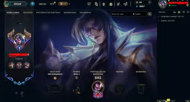 Conta com 230 skins unranked