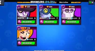 22 MIL TROFÉUS - 34/35 BRAWLERS