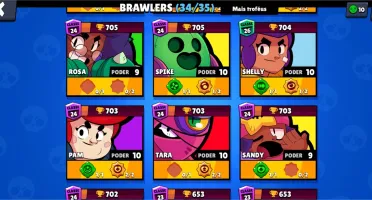 22 MIL TROFÉUS - 34/35 BRAWLERS