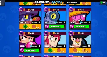 22 MIL TROFÉUS - 34/35 BRAWLERS