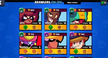 22 MIL TROFÉUS - 34/35 BRAWLERS