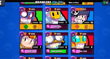 22 MIL TROFÉUS - 34/35 BRAWLERS