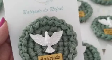 Kit 10 Lembrancinhas Batizado - Personalizado