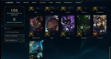 Conta league of legends