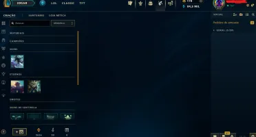 Conta de lol full acesso 234 skins, MMR Plat/Gold