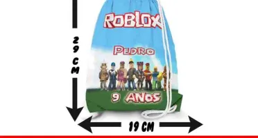 Saquinho personalizado ROBLOX