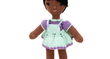 Boneca Letícia em Amigurumi