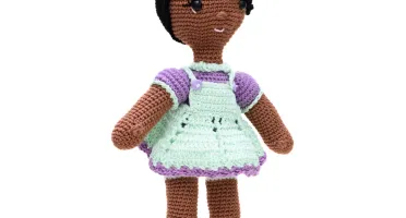 Boneca Letícia em Amigurumi