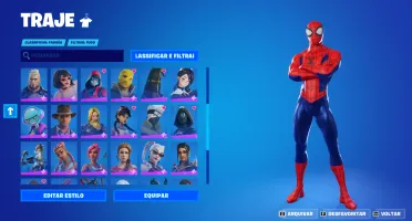 Conta com muitas skins antigas