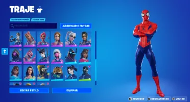 Conta com muitas skins antigas