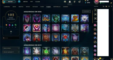 Conta LOL Level 356, 64 skins