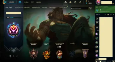 Conta LOL Level 356, 64 skins