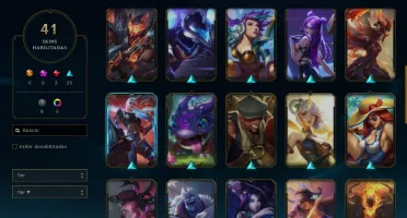 Conta lol League of Legends MMR PLAT nivel 92