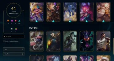 Conta lol League of Legends MMR PLAT nivel 92