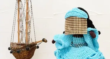 Orixá Iemanjá em Amigurumi