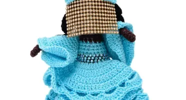 Orixá Iemanjá em Amigurumi