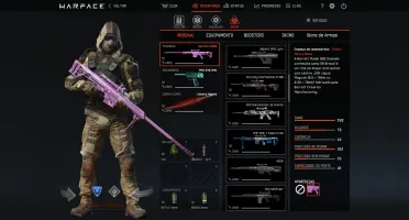 Warface Br Pt 90 com 32 warboxes (3 golds)/76 skins/KD 1.820
