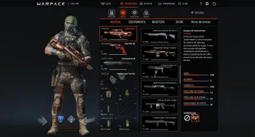 Warface Br Pt 90 com 32 warboxes (3 golds)/76 skins/KD 1.820