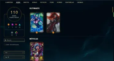 Conta prata 2 com 145 champs e 110 skins ( MAIN MID / JG )