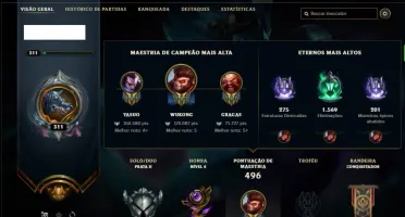 Conta prata 2 com 145 champs e 110 skins ( MAIN MID / JG )