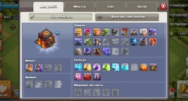 Conta Clash of Clans recem cv10 (Vindo de um cv 9 full)