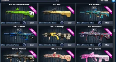 Codigos de arma e items PB