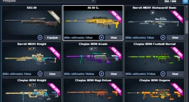 Codigos de arma e items PB