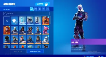 conta fortnite GALAXY, IKONIK, NIKE, SEASON 3 e muito mais