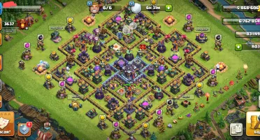 Clash of clans CV 15 BARATO