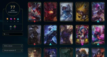 Conta Lv 230 Ouro 2 com 77 skins